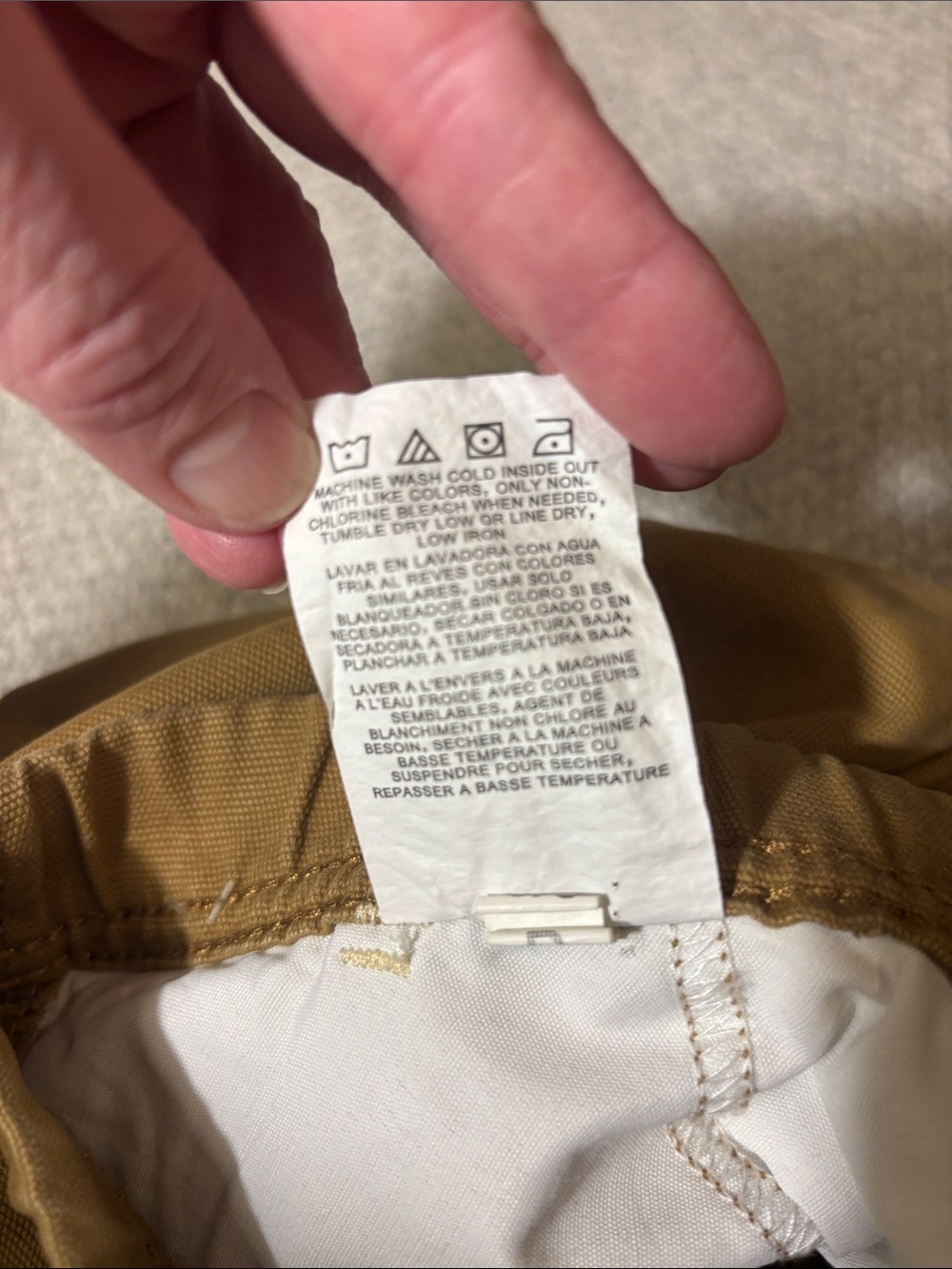 Men's Brown Utility Straight
Leg Cargo Work Pants - Drawstring Waist - Picture 5 of 14